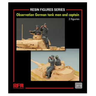 Observation German Tank Man and Captain - Rye Field Model 1/35