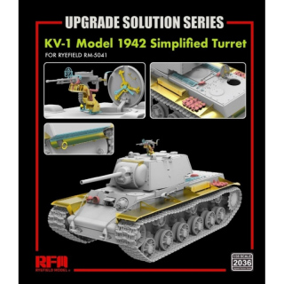 KV-1 Model 1942 Simplified Turret Upgrade Solution - Rye Field Model 1/35