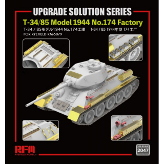 T-34/85 Model 1944 No.174 Factory Upgrade Solution - Rye Field Model 1/35