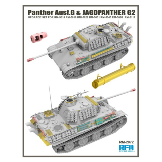 Panther Ausf.G & Jagdpanther G2 Upgrade Set - Rye Field Model 1/35