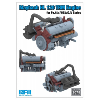 Maybach HL 120 TRM Engine for Pz.Kpfw.IV/StuG IV Series - Rye Field Model 1/35
