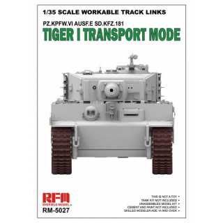 Workable Track Links for Tiger I (Transport Mode) - Rye Field Model 1/35