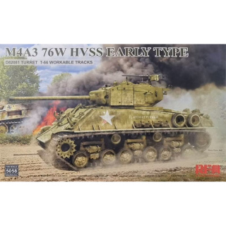 M4A3 76W HVSS Sherman (early Type) - Rye Field Model 1/35