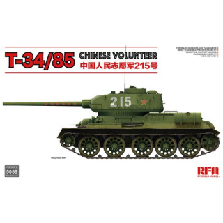 T-34/85 Chinese Volunteer 215 - Rye Field Model 1/35