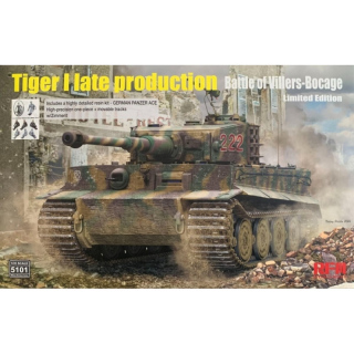 Panzer VI Tiger I (late Prod.) Battle of Villers-Bocage - Rye Field Model 1/35