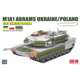 M1A1 Abrams Ukraine/Poland 2in1 (Limited Edition) - Rye Field Model 1/35