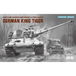 Tiger II Knigstiger (Henschel) Ardennes 1944 Standard Version - Rye Field Model 1/35