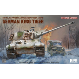 Tiger II Knigstiger (Henschel) Ardennes 1944 Upgrade Version - Rye Field Model 1/35