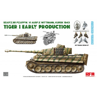 Panzer VI Tiger I (frh) Kursk 1943 Standard Version - Rye Field Model 1/35
