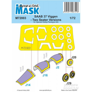SAAB 37 Viggen Two Seater Mask
