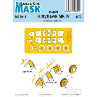 P-40N/Kittyhawk Mk.IV Mask