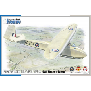 Grunau Baby IIB/Nord 1300 Over Western Europe