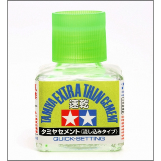 Tamiya Extra Thin Cement Quick Setting (40 ml)