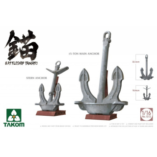 Battleship Yamato Anchor - Takom 1/16