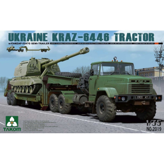 Ukraine KRAZ-6446 Tractor w. ChMZAP-5247G Semi-Trailer - Takom 1/35