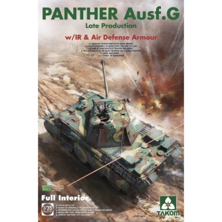 Panzer V Panther Ausf. G (spät) mit IR, AD Armour & Interior - Takom 1/35