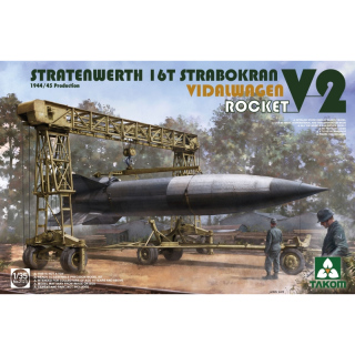 Stratenwerth 16t Strabokran + V2 + Vidalwagen (1944/45 Prod.) - Takom 1/35
