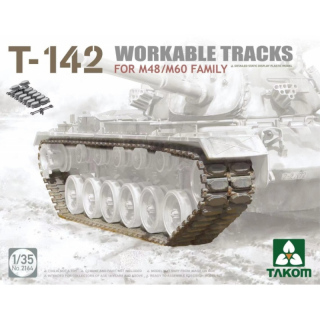 T-142 Workable Tracks for M48/M60 Family - Takom 1/35