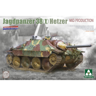 Jagdpanzer 38(t) Hetzer (mid Prod.) - Takom 1/35