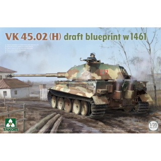 VK 45.02 (H) draft blueprint w1461 - Takom 1/35
