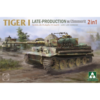 Panzer VI Tiger I (late Prod.) mit Zimmerit 2in1 - Takom 1/35