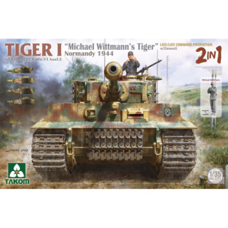 Panzer VI Tiger I (late/Command) mit Zimmerit Michael Wittmann - Takom 1/35