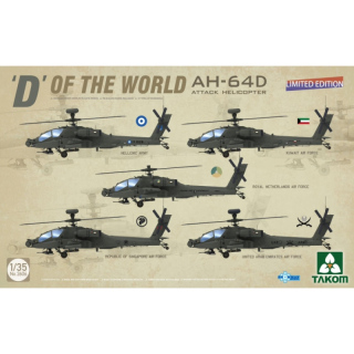 D of the World AH-64D Attack Helicopter - Takom 1/35