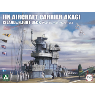 IJN Aircraft Carrier Akagi Island & Flight Deck (Pearl Harbor 1941) - Takom 1/72