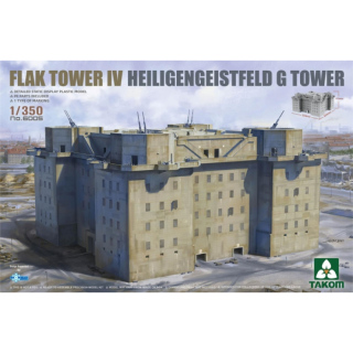Flak Tower IV Heiligengeistfeld G Tower - Takom 1/350