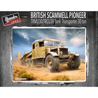 British Scammell Pioneer TRMU30/TRCU30 Tank Transporter 30t - Thunder Model 1/35