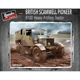 British Scammell Pioneer R100 Heavy Artillery Tractor - Thunder Model 1/35