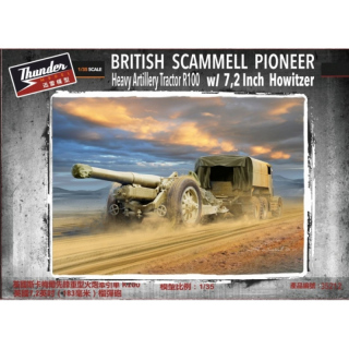 British Scammell Pioneer R100 w. 7,2 Inch Howitzer - Thunder Model 1/35