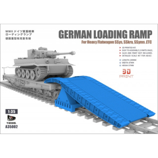 German Loading Ramp for Flatwagon SSys, SSkra, SSyms etc. - T-Model 1/35
