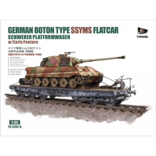 German 80ton Type SSyms Flatcar - T-Model 1/35