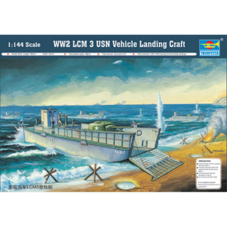 WWII LCM-3 USN Vehicle Landing Craft - Trumpeter 1/144