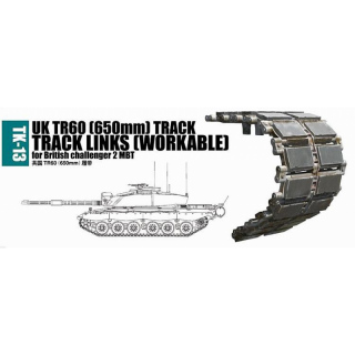 UK TR60 (650mm) Workable Track Links for Challenger 2 MBT - Trumpeter 1/35