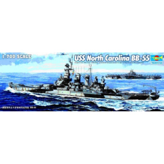 U.S.S. North Carolina BB-55 - Trumpeter 1/700