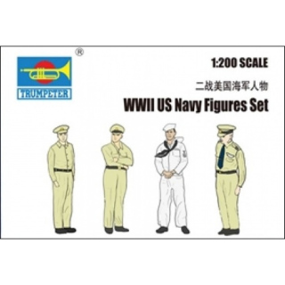WWII US Navy Figures Set - Trumpeter 1/200
