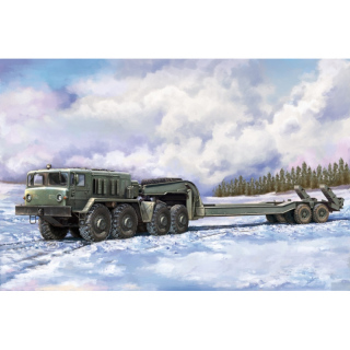 MAZ-537G intermediate type w. MAZ/ChMZAP 5247G semi-trailer - Trumpeter 1/72