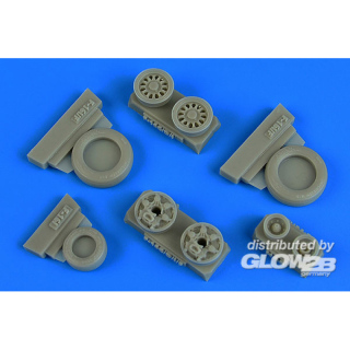 F-16I Sufa weighted wheels (GY Production) - Wheelliant 1/48