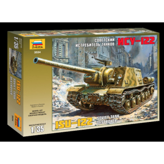 ISU-122 Soviet Tank Destroyer - Zvezda 1/35