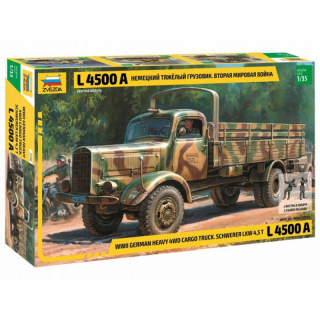 German Heavy Cargo Truck L-4500 A - Zvezda 1/35