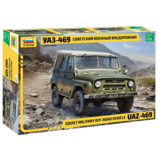 UAZ-469 Soviet Military Off-Road Vehicle - Zvezda 1/35