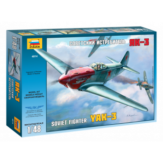 YAK-3 Soviet Fighter - Zvezda 1/48